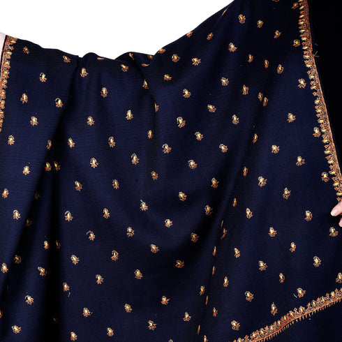 Women's Hand Embroidered Wool Shawl